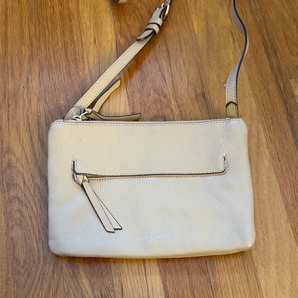Vince Camuto Beige Crossbody Bag